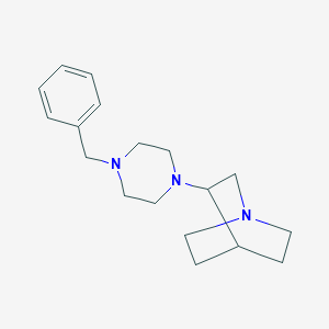 3-(4-benzyl-1-piperazinyl)quinuclidine