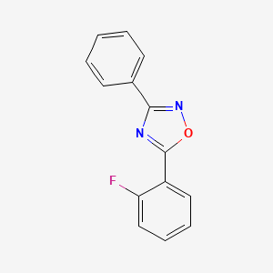 molecular formula C14H9FN2O B4947141 5-(2-fluorophenyl)-3-phenyl-1,2,4-oxadiazole 