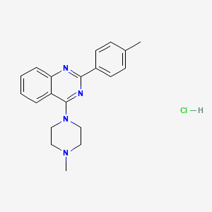 2-(4-methylphenyl)-4-(4-methyl-1-piperazinyl)quinazoline hydrochloride