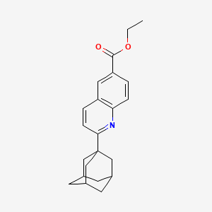 ethyl 2-(1-adamantyl)-6-quinolinecarboxylate