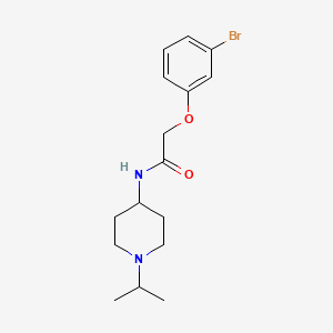 2-(3-bromophenoxy)-N-(1-isopropyl-4-piperidinyl)acetamide