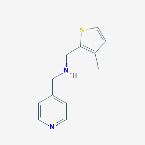 B494732 1-(3-methylthiophen-2-yl)-N-(pyridin-4-ylmethyl)methanamine CAS No. 893598-44-2