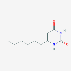 molecular formula C10H18N2O2 B4947336 6-hexyldihydro-2,4(1H,3H)-pyrimidinedione 