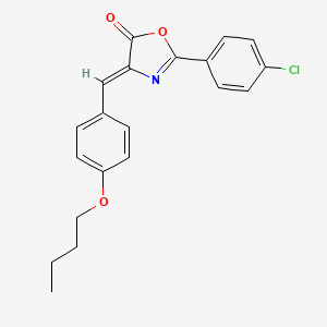 4-(4-butoxybenzylidene)-2-(4-chlorophenyl)-1,3-oxazol-5(4H)-one