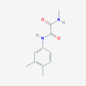 N-(3,4-dimethylphenyl)-N'-methylethanediamide