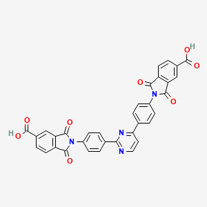 2,2'-(2,4-pyrimidinediyldi-4,1-phenylene)bis(1,3-dioxo-5-isoindolinecarboxylic acid)