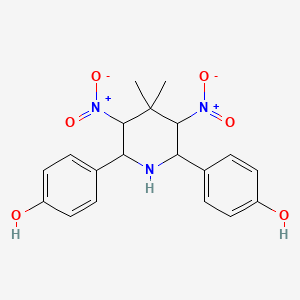 4,4'-(4,4-dimethyl-3,5-dinitro-2,6-piperidinediyl)diphenol