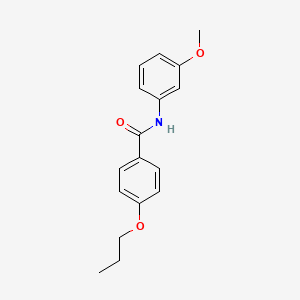 N-(3-methoxyphenyl)-4-propoxybenzamide