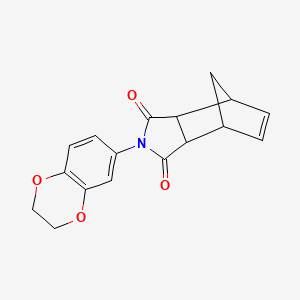 4-(2,3-Dihydro-1,4-benzodioxin-6-yl)-4-azatricyclo[5.2.1.02,6]dec-8-ene-3,5-dione