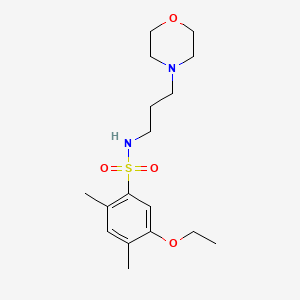 [(5-Ethoxy-2,4-dimethylphenyl)sulfonyl](3-morpholin-4-ylpropyl)amine