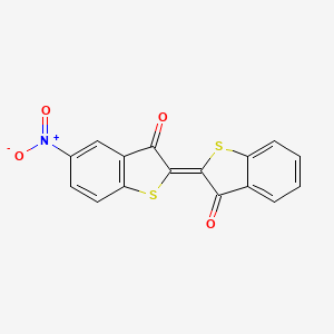 5-nitro-3H,3'H-2,2'-bi-1-benzothiophene-3,3'-dione