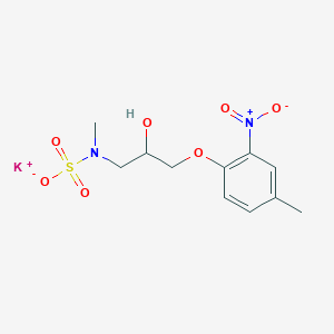 potassium [2-hydroxy-3-(4-methyl-2-nitrophenoxy)propyl]methylsulfamate