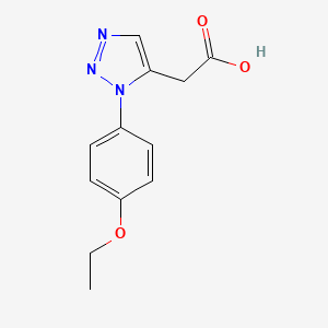 [1-(4-ethoxyphenyl)-1H-1,2,3-triazol-5-yl]acetic acid