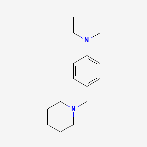 molecular formula C16H26N2 B4947832 N,N-diethyl-4-(1-piperidinylmethyl)aniline 