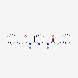 2-phenyl-N-[6-[(2-phenylacetyl)amino]pyridin-2-yl]acetamide