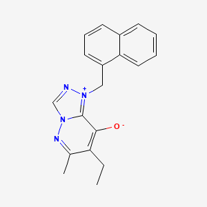 7-ethyl-6-methyl-1-(1-naphthylmethyl)-1H-[1,2,4]triazolo[4,3-b]pyridazin-4-ium-8-olate