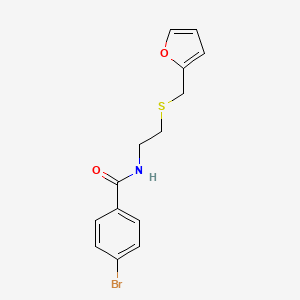 4-bromo-N-{2-[(2-furylmethyl)thio]ethyl}benzamide