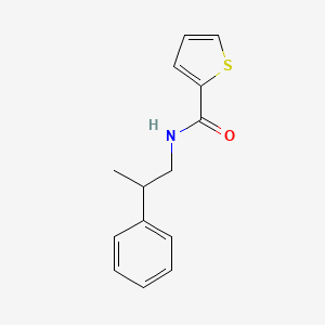 N-(2-phenylpropyl)thiophene-2-carboxamide