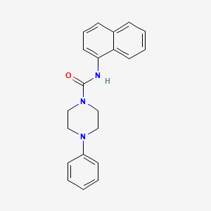 N-(naphthalen-1-yl)-4-phenylpiperazine-1-carboxamide