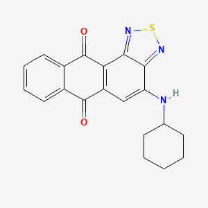 4-(cyclohexylamino)anthra[1,2-c][1,2,5]thiadiazole-6,11-dione