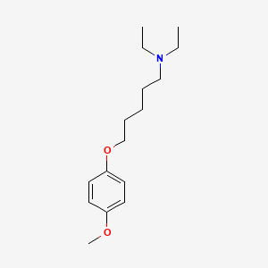 N,N-diethyl-5-(4-methoxyphenoxy)-1-pentanamine