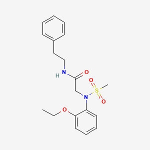 N~2~-(2-ethoxyphenyl)-N~2~-(methylsulfonyl)-N~1~-(2-phenylethyl)glycinamide