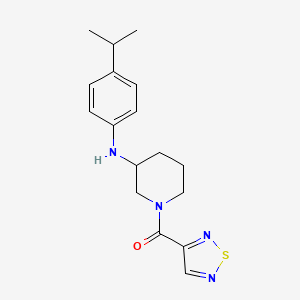 N-(4-isopropylphenyl)-1-(1,2,5-thiadiazol-3-ylcarbonyl)-3-piperidinamine