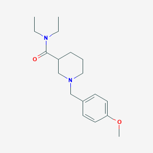 N,N-diethyl-1-(4-methoxybenzyl)-3-piperidinecarboxamide