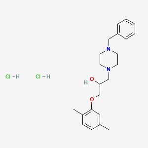 1-(4-benzyl-1-piperazinyl)-3-(2,5-dimethylphenoxy)-2-propanol dihydrochloride