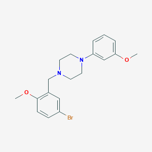 1-(5-bromo-2-methoxybenzyl)-4-(3-methoxyphenyl)piperazine