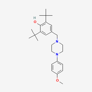 2,6-di-tert-butyl-4-{[4-(4-methoxyphenyl)-1-piperazinyl]methyl}phenol