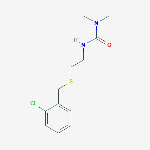 N'-{2-[(2-chlorobenzyl)thio]ethyl}-N,N-dimethylurea