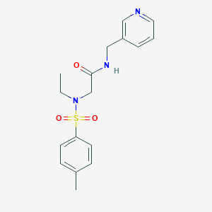 N~2~-ethyl-N~2~-[(4-methylphenyl)sulfonyl]-N~1~-(3-pyridinylmethyl)glycinamide