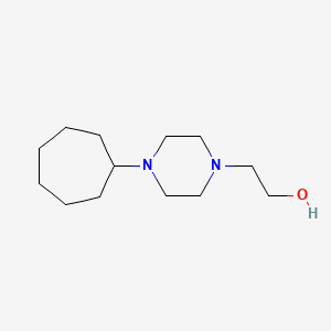 2-(4-cycloheptyl-1-piperazinyl)ethanol
