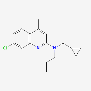 7-chloro-N-(cyclopropylmethyl)-4-methyl-N-propyl-2-quinolinamine