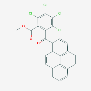 methyl 2,3,4,5-tetrachloro-6-(1-pyrenylcarbonyl)benzoate