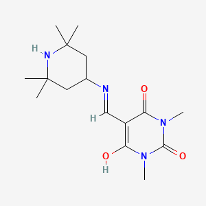 1,3-dimethyl-5-{[(2,2,6,6-tetramethyl-4-piperidinyl)amino]methylene}-2,4,6(1H,3H,5H)-pyrimidinetrione