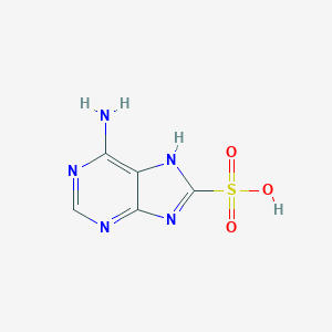 molecular formula C5H5N5O3S B494949 6-Amino-9H-purine-8-sulfonic acid CAS No. 696638-47-8