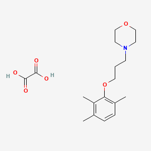 molecular formula C18H27NO6 B4949537 4-[3-(2,3,6-trimethylphenoxy)propyl]morpholine oxalate 