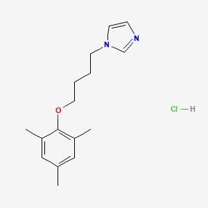 molecular formula C16H23ClN2O B4949545 1-[4-(mesityloxy)butyl]-1H-imidazole hydrochloride 