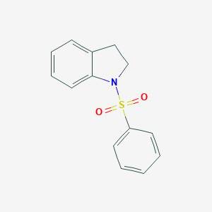 molecular formula C14H13NO2S B494959 1-(Phenylsulfonyl)indoline CAS No. 81114-41-2