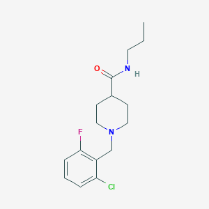 1-(2-chloro-6-fluorobenzyl)-N-propyl-4-piperidinecarboxamide