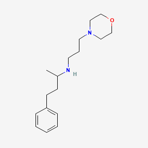 molecular formula C17H28N2O B4949694 (1-methyl-3-phenylpropyl)[3-(4-morpholinyl)propyl]amine 