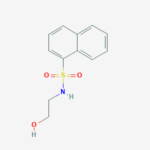 molecular formula C12H13NO3S B494970 N-(2-hydroxyethyl)-1-naphthalenesulfonamide 