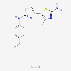 N~2~-(4-methoxyphenyl)-4'-methyl-4,5'-bi-1,3-thiazole-2,2'-diamine hydrobromide