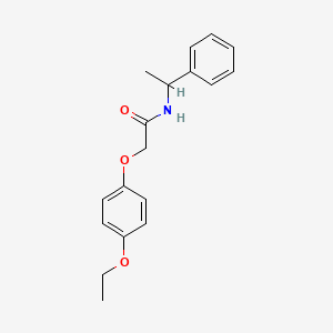 2-(4-ethoxyphenoxy)-N-(1-phenylethyl)acetamide