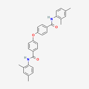 molecular formula C30H28N2O3 B4949751 4,4'-oxybis[N-(2,4-dimethylphenyl)benzamide] 