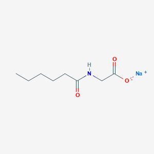 sodium (hexanoylamino)acetate