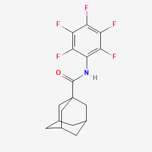 N-(pentafluorophenyl)-1-adamantanecarboxamide