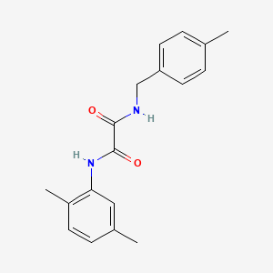 N-(2,5-dimethylphenyl)-N'-(4-methylbenzyl)ethanediamide